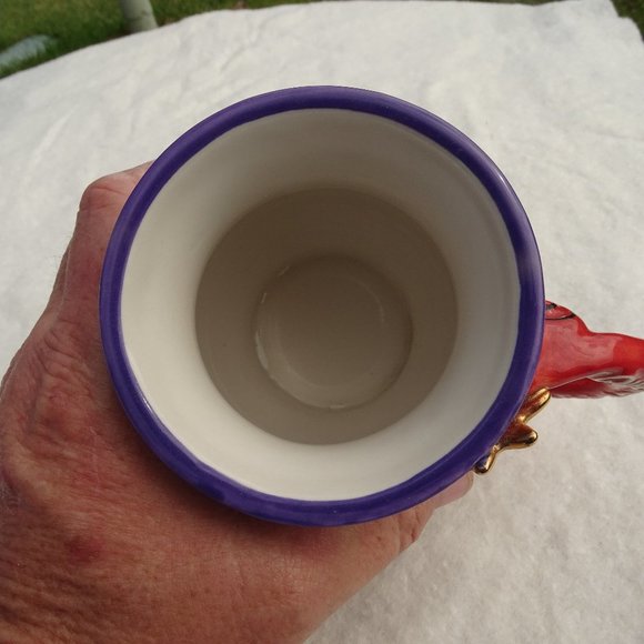 Blue Sky Clayworks Mug "Queen of Mothers" 2008 Never Used - Picture 6 of 8